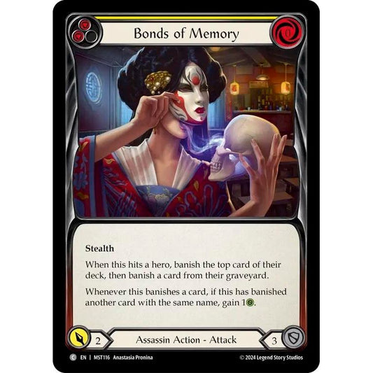 Image for Bonds of Memory (Yellow) (MST116) (MST) - Flesh and Blood TCG