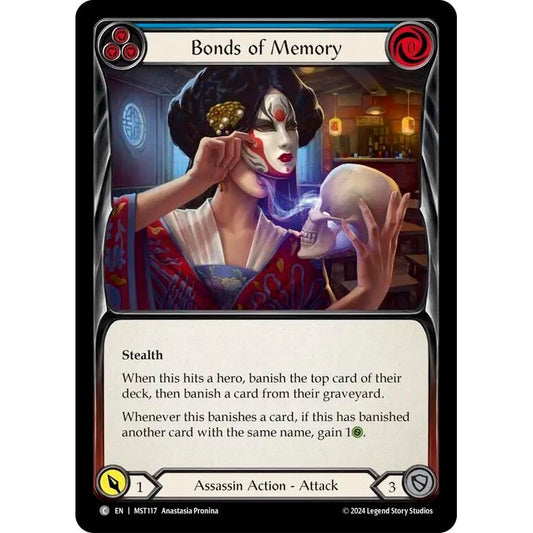 Image for Bonds of Memory (Blue) (MST117) (MST) - Flesh and Blood TCG