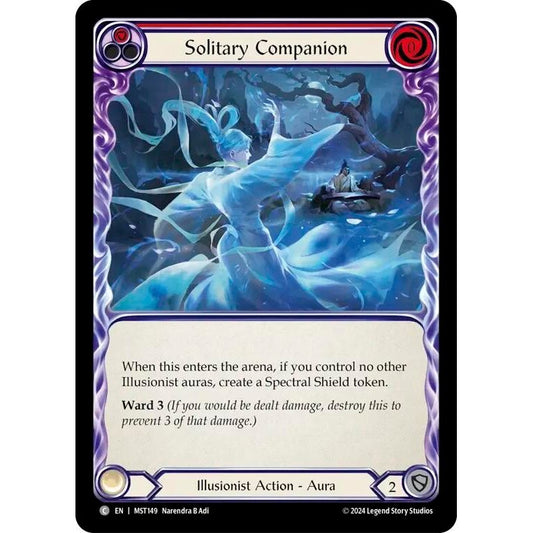 Image for Solitary Companion (Red) (MST149) (MST) - Flesh and Blood TCG