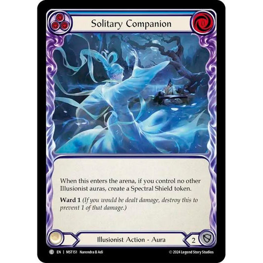 Image for Solitary Companion (Blue) (MST151) (MST) - Flesh and Blood TCG