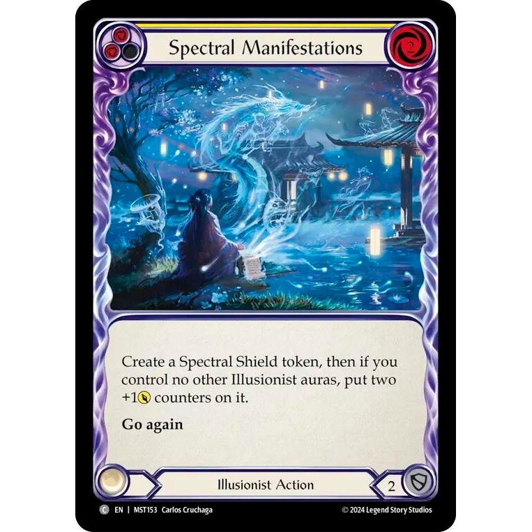 Image for Spectral Manifestations (Yellow) (MST153) (MST) - Flesh and Blood TCG