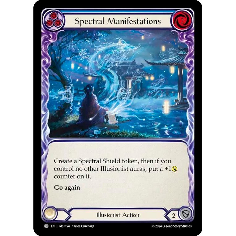 Image for Spectral Manifestations (Blue) (MST154) (MST) - Flesh and Blood TCG