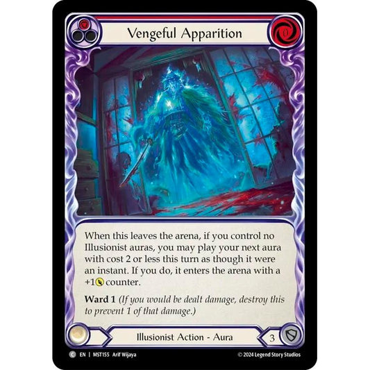 Image for Vengeful Apparition (Red) (MST155) (MST) - Flesh and Blood TCG