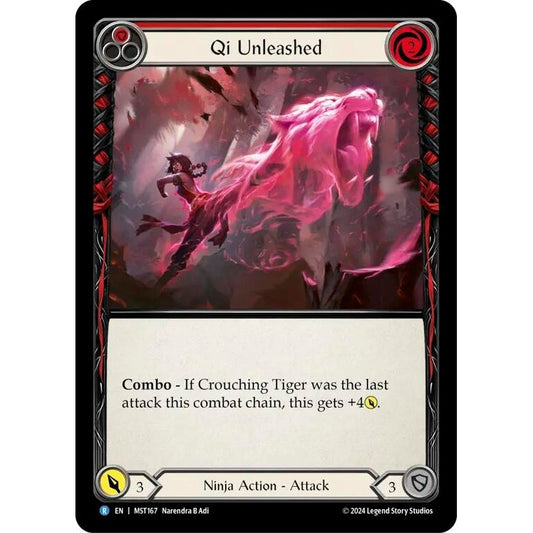 Image for Qi Unleashed (Red) (MST167) (MST) - Flesh and Blood TCG