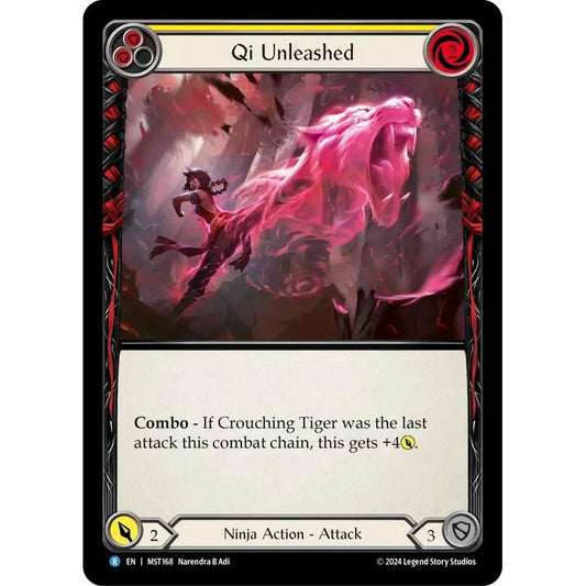 Image for Qi Unleashed (Yellow) (MST168) (MST) - Flesh and Blood TCG