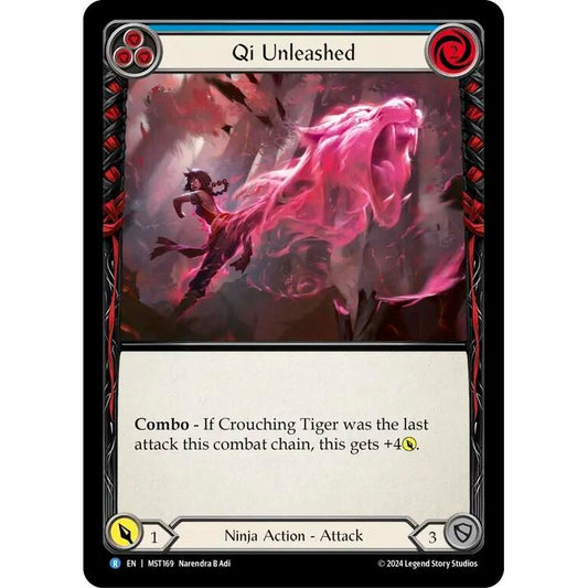 Image for Qi Unleashed (Blue) (MST169) (MST) - Flesh and Blood TCG