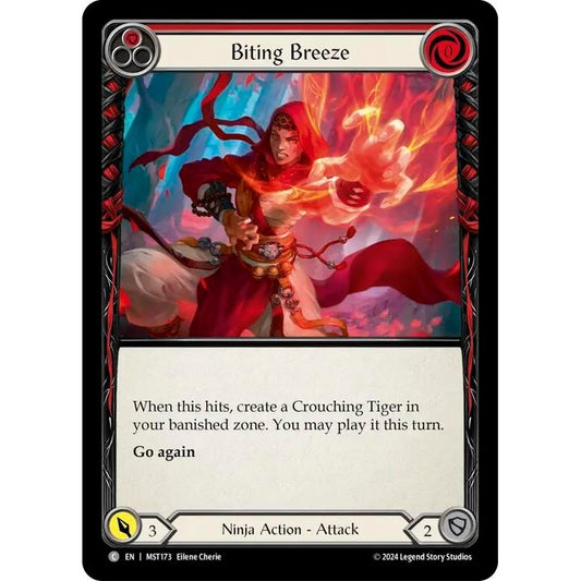 Image for Biting Breeze (Red) (MST173) (MST) - Flesh and Blood TCG