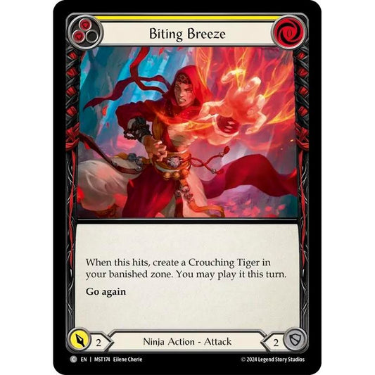 Image for Biting Breeze (Yellow) (MST174) (MST) - Flesh and Blood TCG