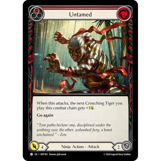 Image for Untamed (Red) (MST185) (MST) - Flesh and Blood TCG
