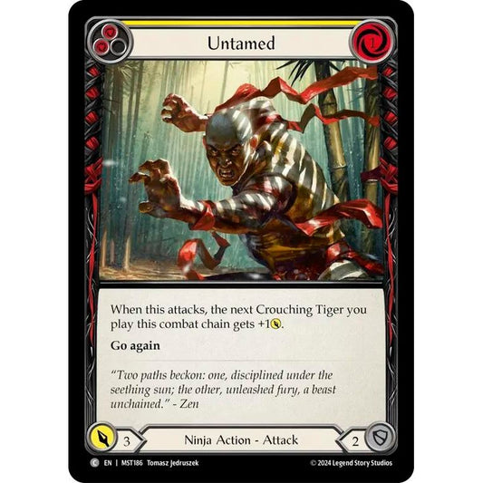 Image for Untamed (Yellow) (MST186) (MST) - Flesh and Blood TCG