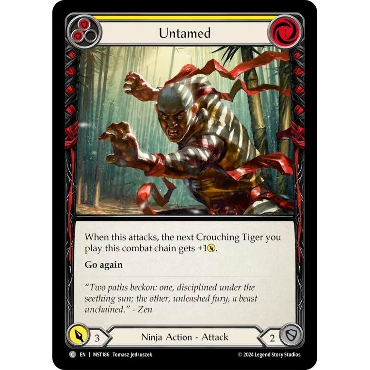 Image for Untamed (Yellow) (MST186) (MST) - Flesh and Blood TCG