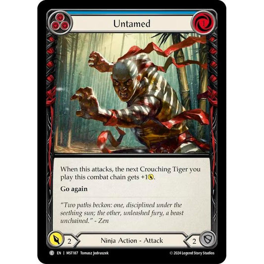 Image for Untamed (Blue) (MST187) (MST) - Flesh and Blood TCG