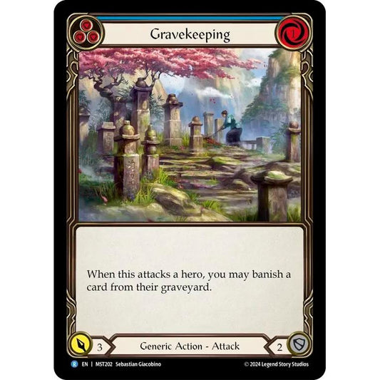 Image for Gravekeeping (Blue) (MST202) (MST) - Flesh and Blood TCG