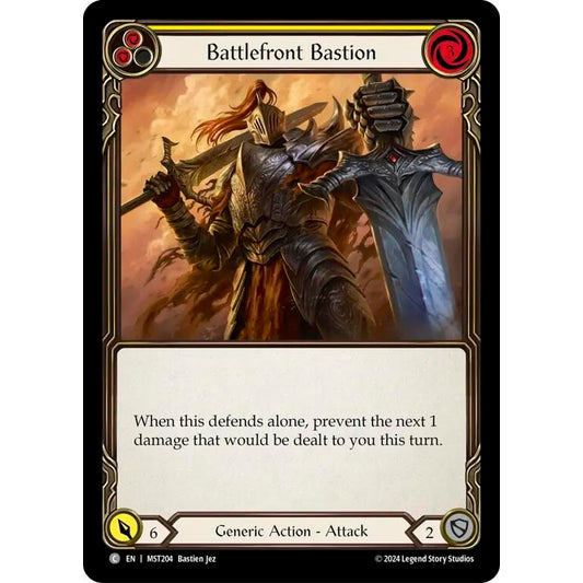 Image for Battlefront Bastion (Yellow) (MST204) (MST) - Flesh and Blood TCG