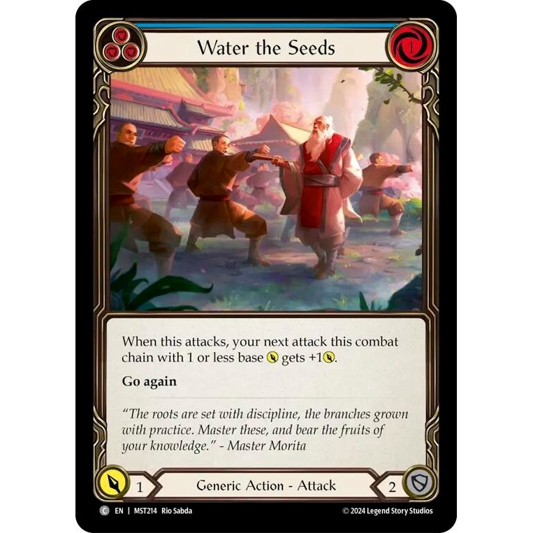Image for Water the Seeds (Blue) (MST214) (MST) - Flesh and Blood TCG