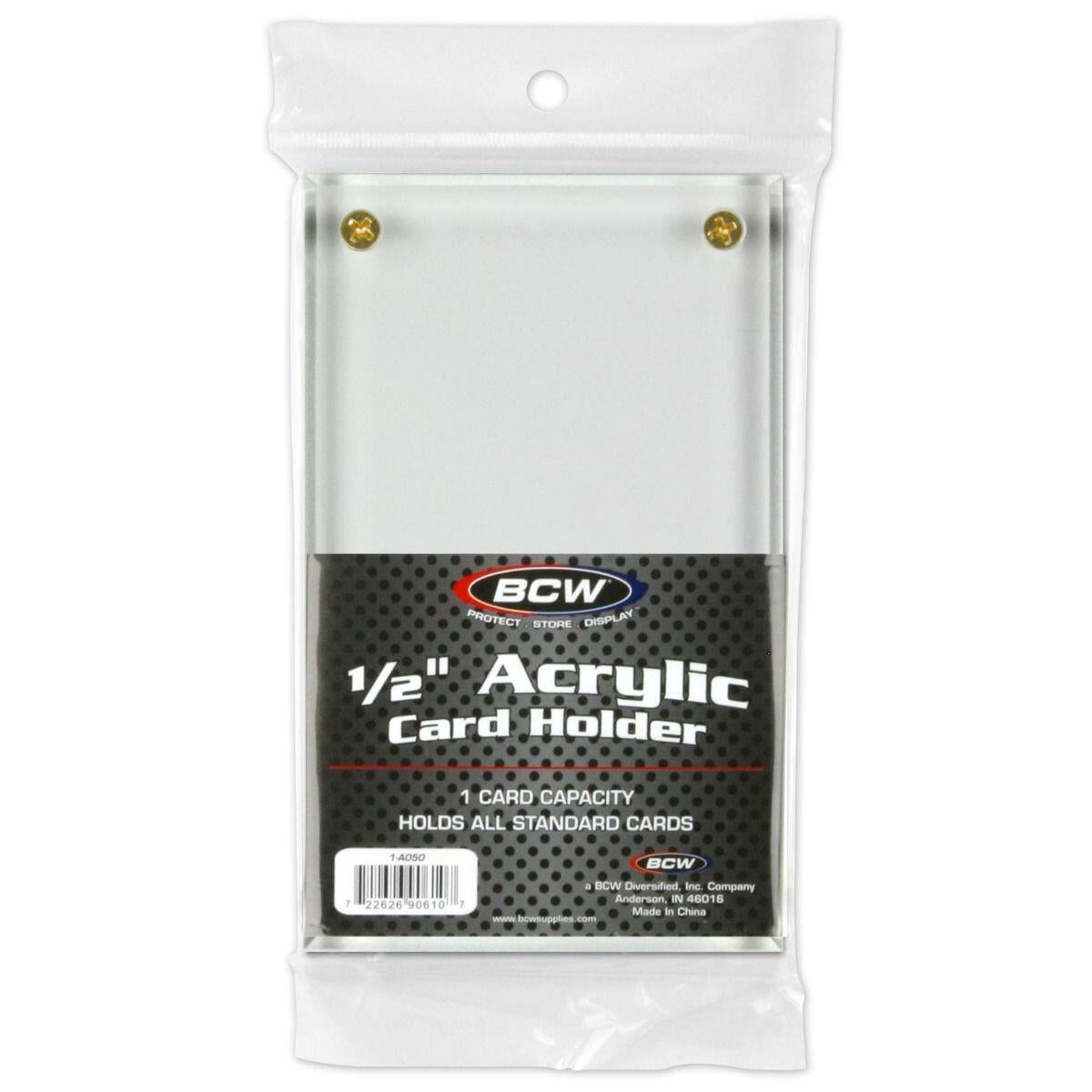 Image for 1/2 Inch Acrylic Card Holder - Collectible Storage