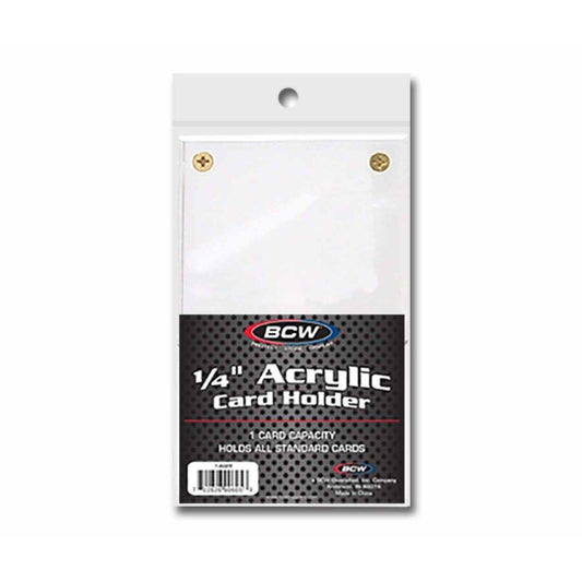 Image for 1/4 Inch Acrylic Card Holder - Collectible Storage