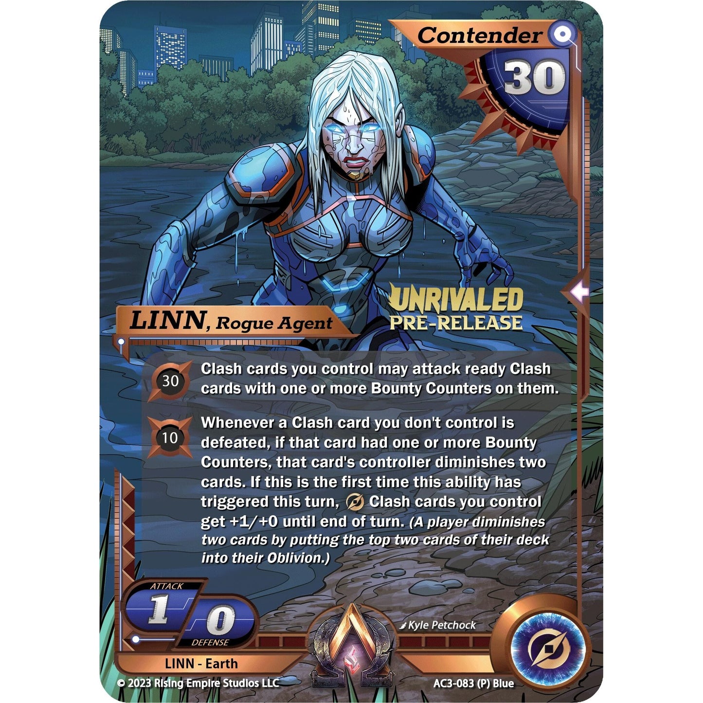 Image for LINN, Rogue Agent (Pre-Release) (AC3-083) (AC3) - Alpha Clash