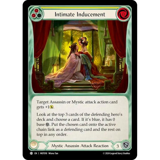 Image for Intimate Inducement (Yellow) (MST018) (MST) - Flesh and Blood TCG
