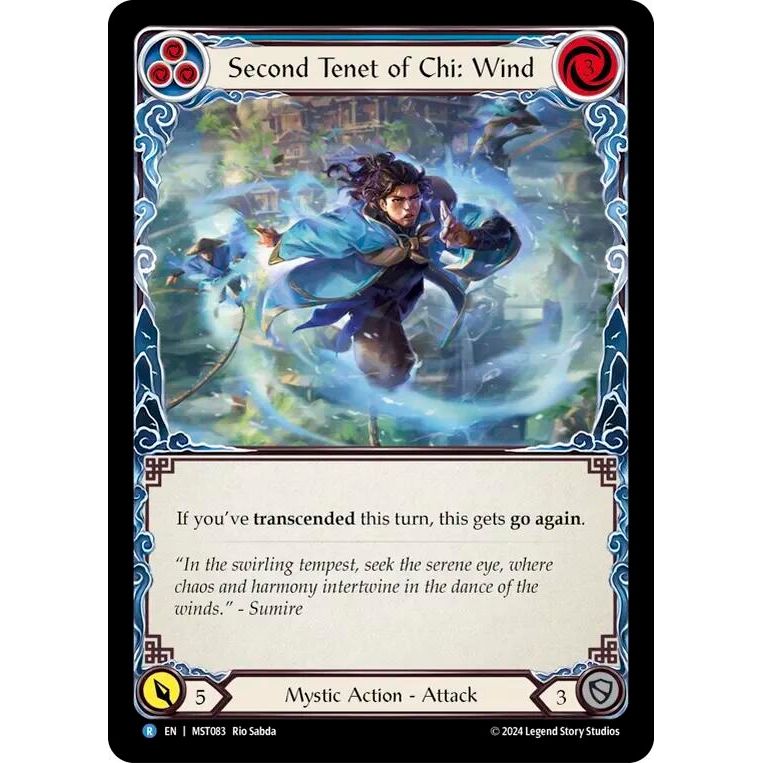 Image for Second Tenet of Chi: Wind (MST083) (MST) - Flesh and Blood TCG