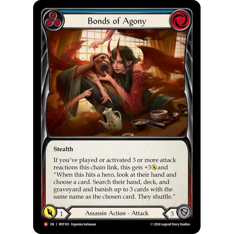 Image for Bonds of Agony (MST103) (MST) - Flesh and Blood TCG