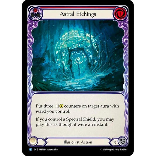 Image for Astral Etchings (Red) (MST134) (MST) - Flesh and Blood TCG