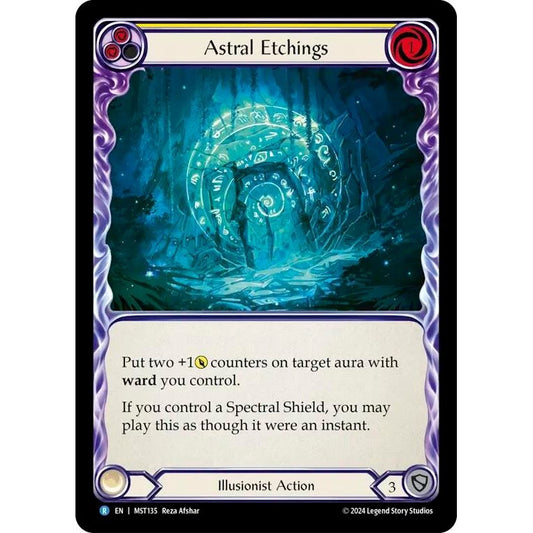 Image for Astral Etchings (Yellow) (MST135) (MST) - Flesh and Blood TCG