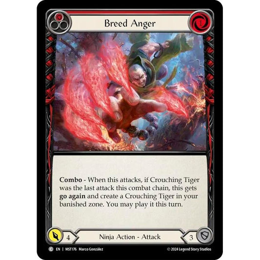 Image for Breed Anger (Red) (MST176) (MST) - Flesh and Blood TCG