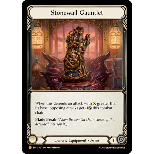 Image for Stonewall Gauntlet (MST190) (MST) - Flesh and Blood TCG
