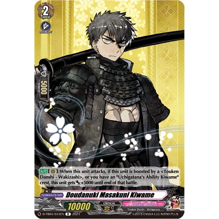 Image for Doudanuki Masakuni Kiwame (D-TB04/044EN) (D-TB04) - Cardfight Vanguard