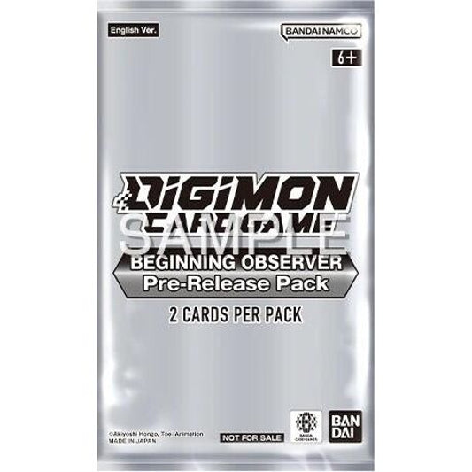 Image for Beginning Observer Pre-Release Pack - Digimon Card Game