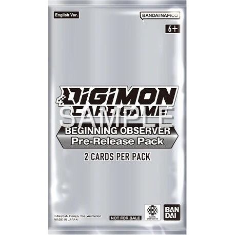 Image for Beginning Observer Pre-Release Pack - Digimon Card Game