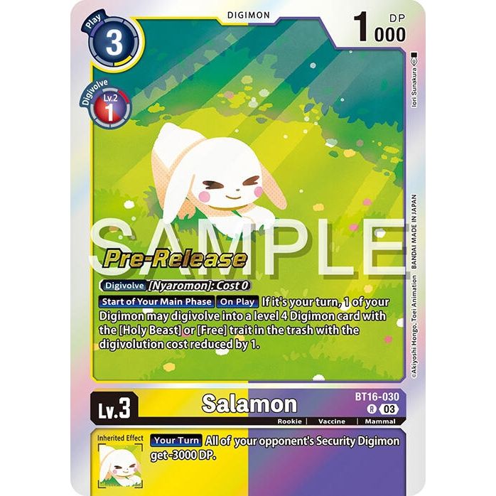 Image for Salamon (BT16-030 R) (BT16_PR) - Digimon Card Game