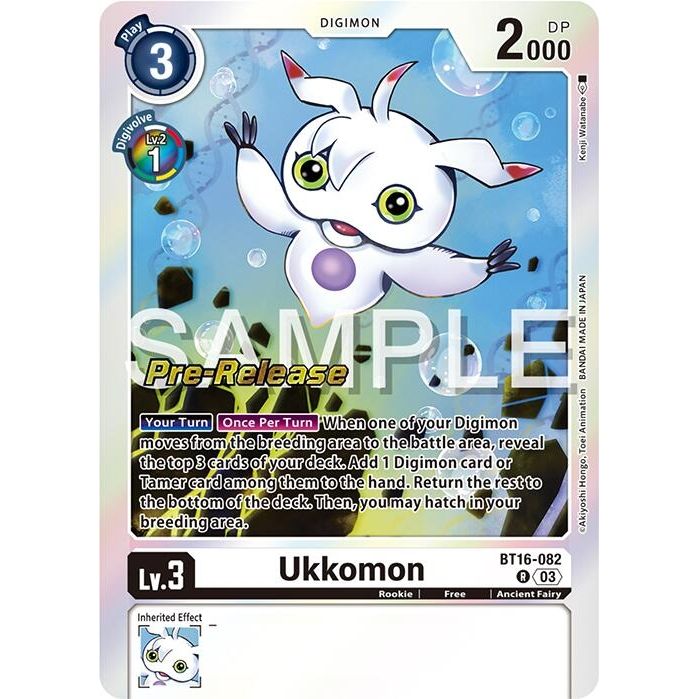 Image for Ukkomon (BT16-082 R) (BT16_PR) - Digimon Card Game