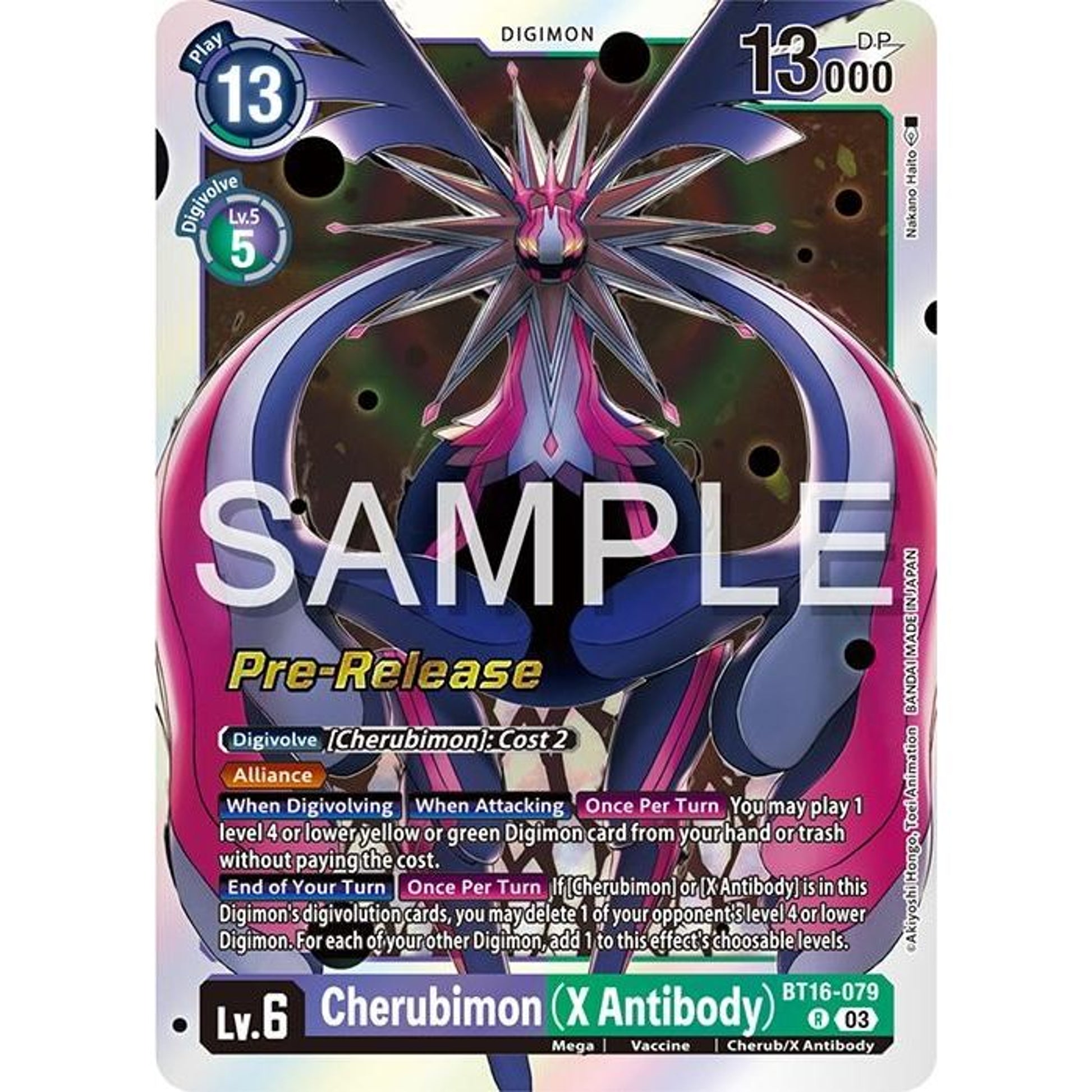 Image for Cherubimon (X Antibody) (BT16-079 R) (BT16_PR) - Digimon Card Game