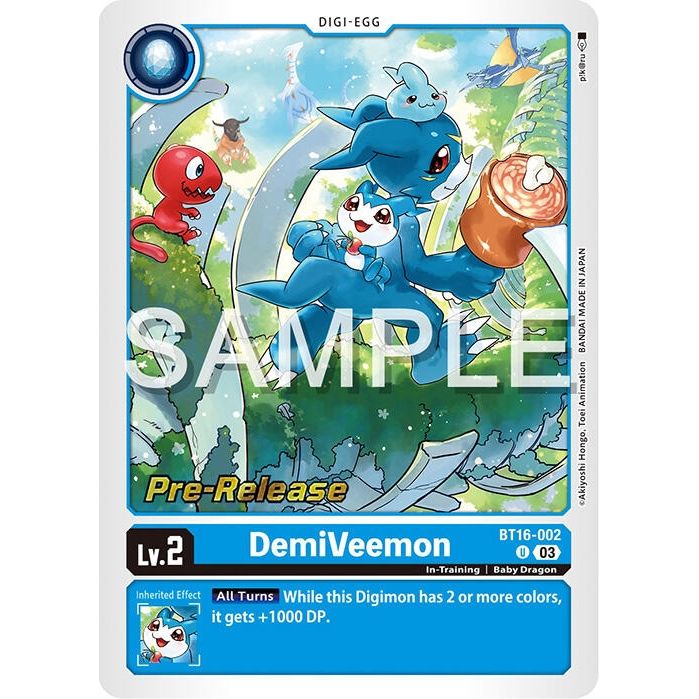 Image for DemiVeemon (BT16-002 U) (BT16_PR) - Digimon Card Game
