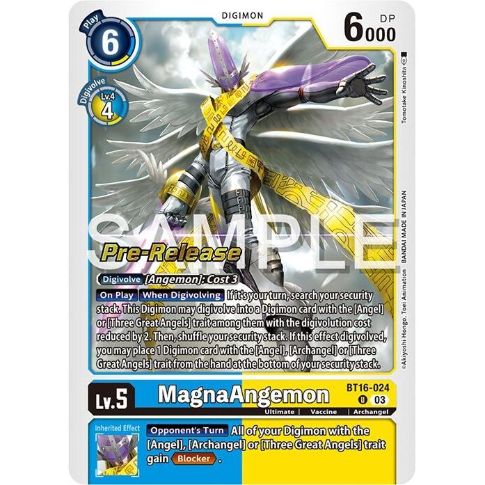 Image for MagnaAngemon (BT16-024 U) (BT16_PR) - Digimon Card Game