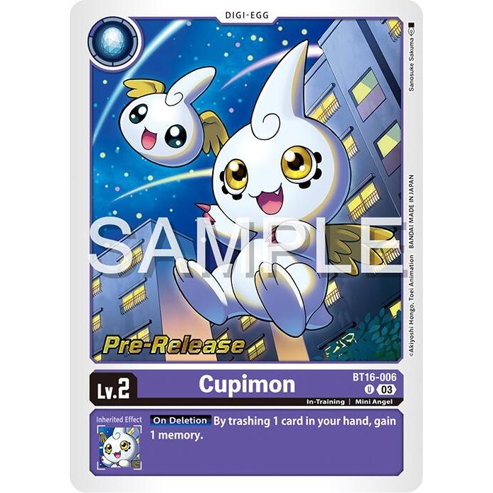 Image for Cupimon (BT16-006 U) (BT16_PR) - Digimon Card Game
