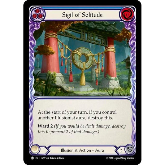 Image for Sigil of Solitude (Blue) (MST145) (MST) - Flesh and Blood TCG