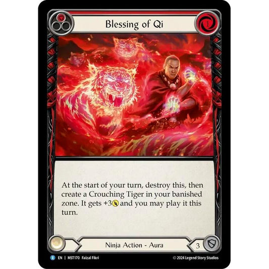 Image for Blessing of Qi (Red) (MST170) (MST) - Flesh and Blood TCG