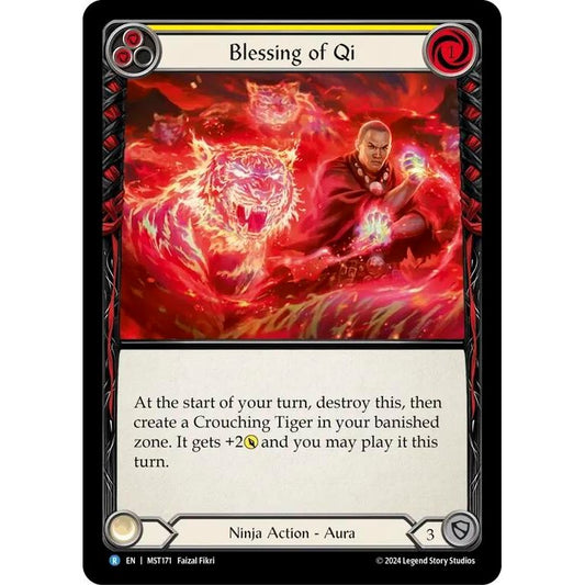 Image for Blessing of Qi (Yellow) (MST171) (MST) - Flesh and Blood TCG