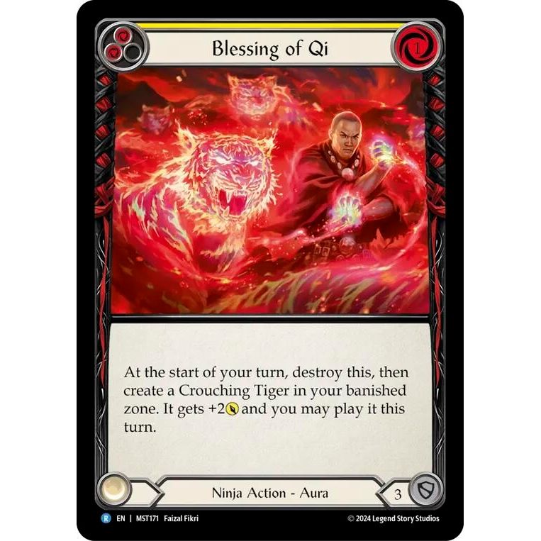 Image for Blessing of Qi (Yellow) (MST171) (MST) - Flesh and Blood TCG