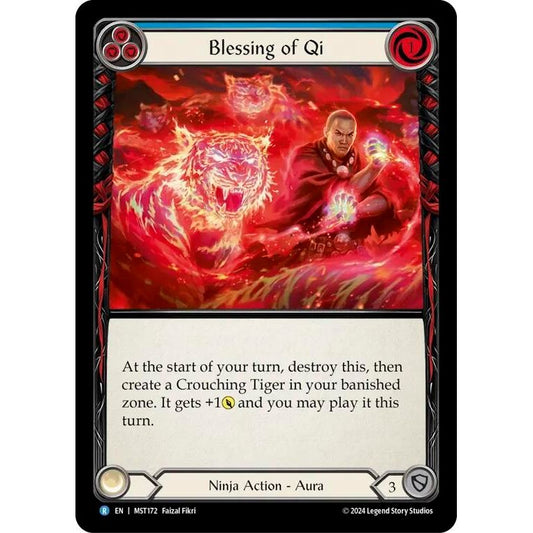 Image for Blessing of Qi (Blue) (MST172) (MST) - Flesh and Blood TCG