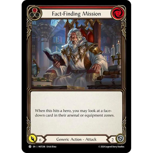 Image for Fact-Finding Mission (Red) (MST206) (MST) - Flesh and Blood TCG