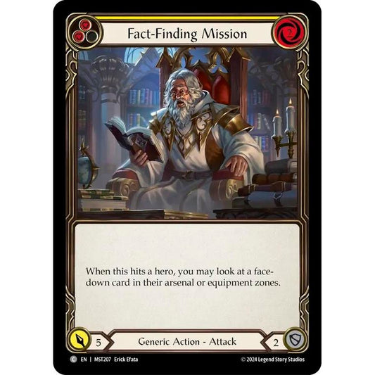 Image for Fact-Finding Mission (Yellow) (MST207) (MST) - Flesh and Blood TCG