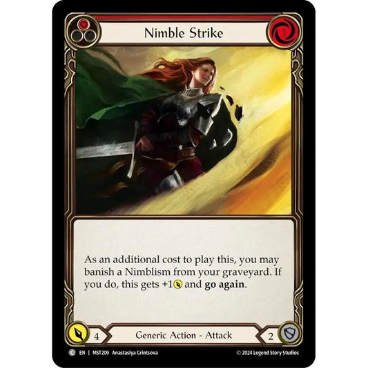 Image for Nimble Strike (Red) (MST209) (MST) - Flesh and Blood TCG
