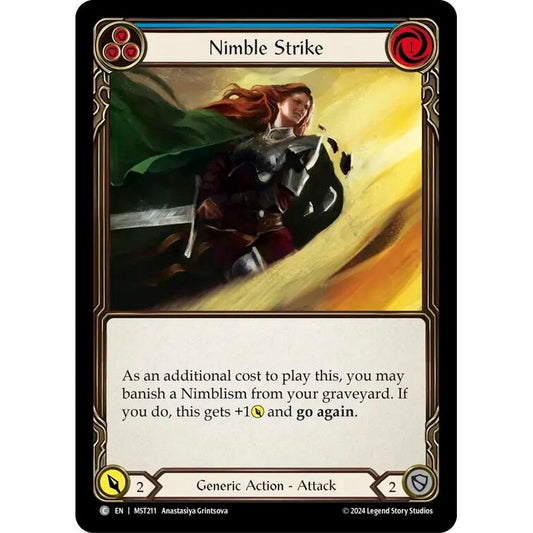 Image for Nimble Strike (Blue) (MST211) (MST) - Flesh and Blood TCG