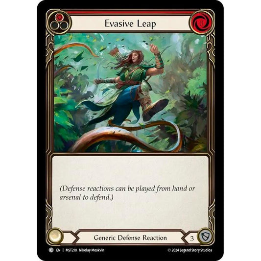 Image for Evasive Leap (Red) (MST218) (MST) - Flesh and Blood TCG