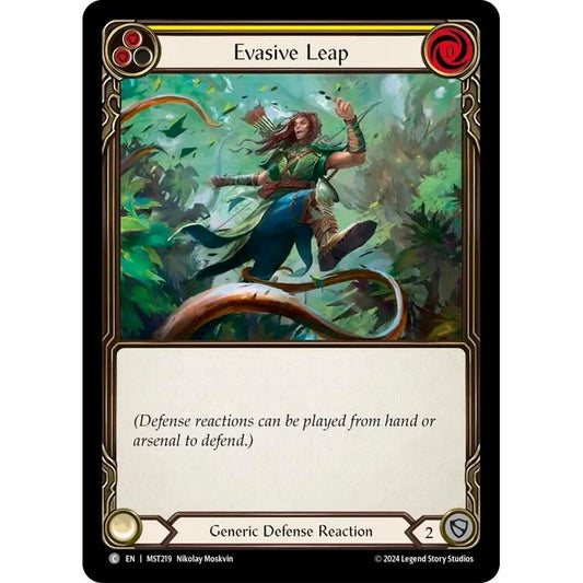 Image for Evasive Leap (Yellow) (MST219) (MST) - Flesh and Blood TCG