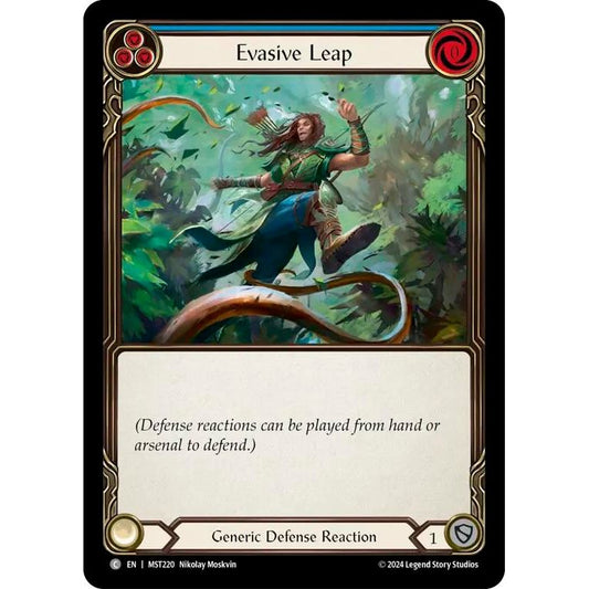 Image for Evasive Leap (Blue) (MST220) (MST) - Flesh and Blood TCG